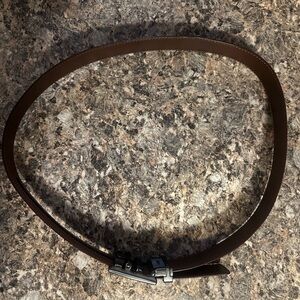 Mission Brown Belt with ratchet buckle size sm/med